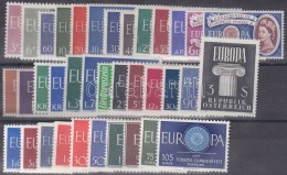 ** Europa CEPT 1960 Teljes évfolyam - Andere & Zonder Classificatie