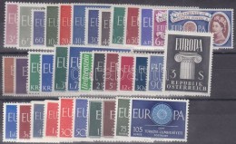 ** Europa CEPT 1960 Teljes évfolyam - Other & Unclassified