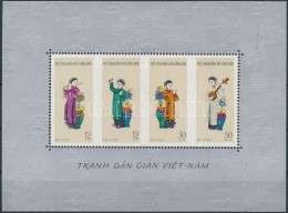 ** Vietnam 5 Db Bélyeg + 1 Db Blokk (Mi Blokk 5) (Mi EUR 95,-) - Autres & Non Classés