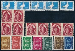 ** 1945-1947 Vértanúk Sor 4f Nélkül + SAS 8x60f + Galamb 5x60f (6.400) - Other & Unclassified