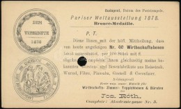 1878 - Sonstige & Ohne Zuordnung