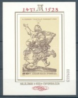 ** 1979 Festmény (XVIII)- Albrecht Dürer Vágott Blokk (7.000) - Other & Unclassified