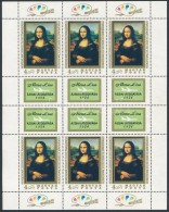 ** 1974 Mona Lisa Teljes ív (13.000) - Sonstige & Ohne Zuordnung