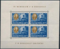 ** 1947 Roosevelt 30f Egyenes állású Kisív (szép) - Sonstige & Ohne Zuordnung