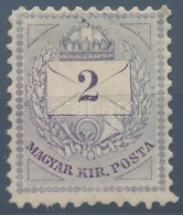 * 1874 2kr Palakék 11 1/2 Fogazással (14.000) - Andere & Zonder Classificatie