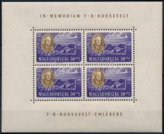 ** 1947 Roosevelt 50f Egyenes Képállású Kisív (10.000) - Sonstige & Ohne Zuordnung