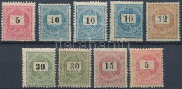 * 1898-1899 9 Db Bélyeg (~50.000) - Other & Unclassified