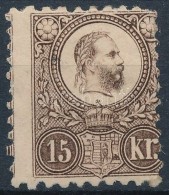 (*) 1871 Réznyomat 15kr (*110.000) (rövid Sarokfog / Short Cornes) - Sonstige & Ohne Zuordnung