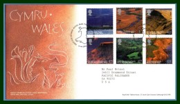 GB FDC 2004 Yv.N° 2565 /8 Wales - 2001-10 Ediciones Decimales