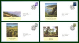 GB FDC 2004 Yv.N° 2555 /8 Régional Définitives Scotland Northern Ireland Wales England - 2001-10 Ediciones Decimales