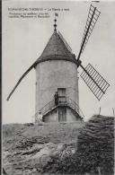 CPA Moulin à Vent Circulé Romanèche Thorins - Windmühlen