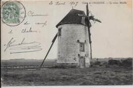 CPA Moulin à Vent Circulé Chalons - Windmills