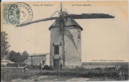 CPA Moulin à Vent Circulé Chalons - Molinos De Viento