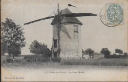 CPA Moulin à Vent Circulé Chalons - Windmühlen