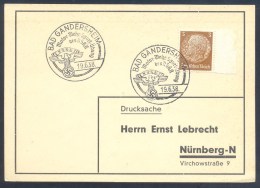 Germany Deutschland Reich 1938 Card Cancellation: Motorcycle Motorbike Fahrrad Moto Motor Wehr Sport übung Eagle Adler - Motorbikes