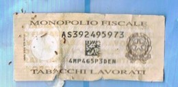 Italia-  Contenitore Vuoto Di Tabacco CAMEL Fine Quality Blue Con Bollo Monopolio Fiscale AS 392495973 Tabacchi Lavor - Schnupftabakdosen (leer)