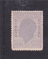 # 176 REVENUE STAMP, 10 LEI ,MINT,  ONE STAMPS, ROMANIA - Steuermarken
