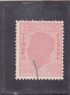 # 176 REVENUE STAMP, 20 LEI ,USED ,ONE STAMPS, ROMANIA - Revenue Stamps