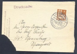 Germany Deutschland 1948 Cancel Motorcycle Motorbike Fahrrad Moto; Darmstadt, Dieburger Motorrad-Rennen 1948 (motocross) - Motorbikes