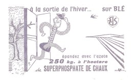 Buvard SUPERPHOSPHATE DE CHAUX à La Sortie De L'hiver... Sue Blé - Agricultura