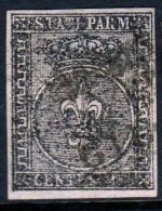 1852 1853 1957 Ducato Di Parma 10 Centes Centesimi N° 2 Giglio Borbonico - Parme