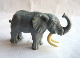 FIGURINE KINDER En Plastique ANIMAUX SAUVAGES 1990 - U-EI Elephant K90n145 - Figurines En Métal