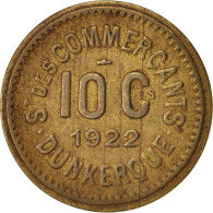 Monnaie, France, 10 Centimes, 1922, SUP, Laiton, Elie:10.8 - Noodgeld