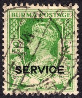 Burma 1939 9 Pi Official SGO17 - Used - Birmanie (...-1947)