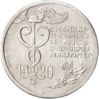 Monnaie, France, 10 Centimes, 1920, TTB+, Aluminium, Elie:10.2 - Notgeld
