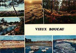 40   VIEUX BOUCAU  A 10  LE CAMPING  LE COURANT LA PLAGE  LES ARENES     DIFFERENTES VUES - Vieux Boucau