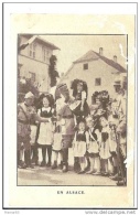 Delcampe - En Alsace /  Soldats Et Enfants En Costumes Traditionnels - Alsace