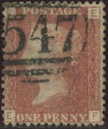 GB Yv. N°26 - 1p Rouge Carminé - Oblitéré - Used Stamps