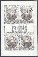 2000 SLOVAQUIE 337** Impératrice Marie-thérèse, Feuillet, Kleinbogen - Ungebraucht