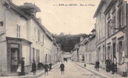 CPA 10  BAR SUR SEINE RUE DE L ETAPE  1918 Animée - Bar-sur-Seine