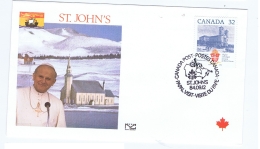 CANADA - ST. JOHN'S - POPE JOHN PAUL?VISIT - FIRST DAY OF ISSUE - 1984 - 1981-1990
