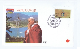 CANADA - VANCOUVER - POPE JOHN PAUL?VISIT - FIRST DAY OF ISSUE - 1984 - 1981-1990