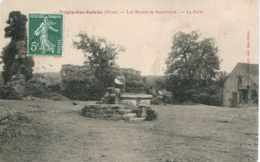 N°25 F -cpa Juvigny Sous Andaine -les Ruines De Bonvouloir- Le Puits- - Juvigny Sous Andaine