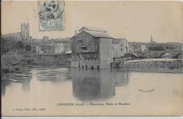 CPA Moulin à Eau Roue à Aube Circulé CONDOM Gers - Moulins à Eau