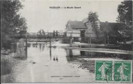 CPA Moulin à Eau Roue à Aube Circulé TREZELLES - Watermolens