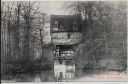 CPA Moulin à Eau Roue à Aube Circulé Andé - Moulins à Eau