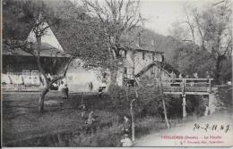 CPA Moulin à Eau Roue à Aube Circulé MESLIERES Doubs - Wassermühlen