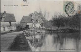 CPA Moulin à Eau Roue à Aube Circulé VIVIERS Frère Robert - Watermolens