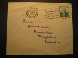 Baile Atha Cliath 1958 To London England GB UK Stamp On Cover Ireland Eire - Cartas & Documentos