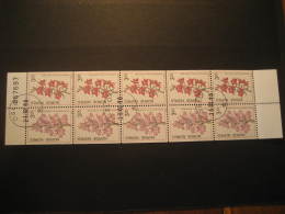 Yvert C995 Oslo 1990 Booklet Sheet Block Flora Used Norway - Booklets