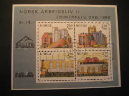 Yvert Block 6 Cat. 2001: 10 Eur Aprox. Oslo 1986 Used Norway - Blocs-feuillets