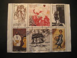 Stockholm 2005 Cancel 1990 Art Painting Block Sweden - Blocs-feuillets