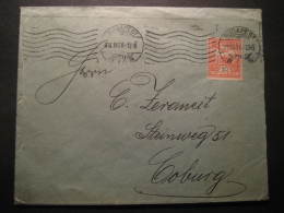 Budapest 1910 To Coburg Germany Stamp On Cover Hungary - Brieven En Documenten