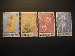 MONTSERRAT Yvert 565/8 Cat.: 10 Eur ** Unhinged Flora British Colonies Area - Montserrat