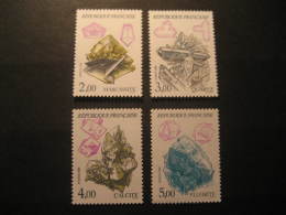 Yvert 2429/32 Cat. 2006: 7 Eur ** Unhinged Mineral Minerals Geology FRANCE - Autres & Non Classés