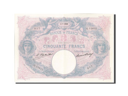 Billet, France, 50 Francs, 50 F 1889-1927 ''Bleu Et Rose'', 1926, 1926-07-03 - 50 F 1889-1927 ''Bleu Et Rose''